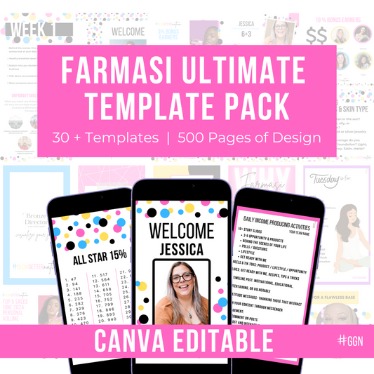 Ultimate Farmasi Canva Template Pack